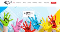 Desktop Screenshot of childlinekzn.org.za